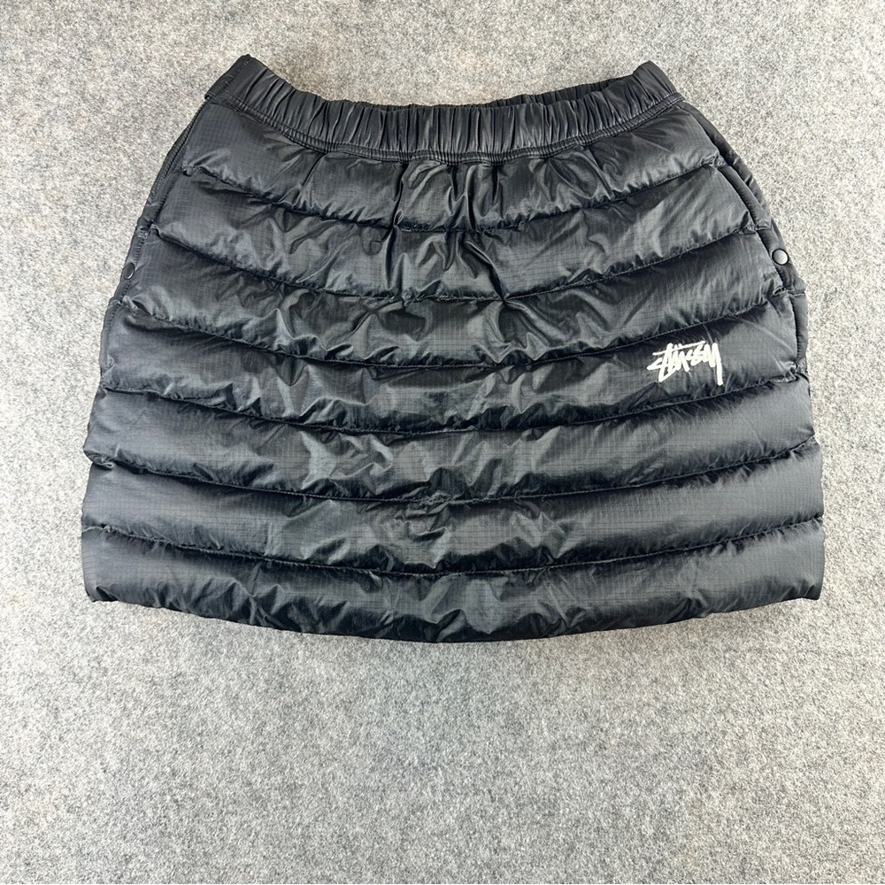 Stussy Black Quilted Skirt